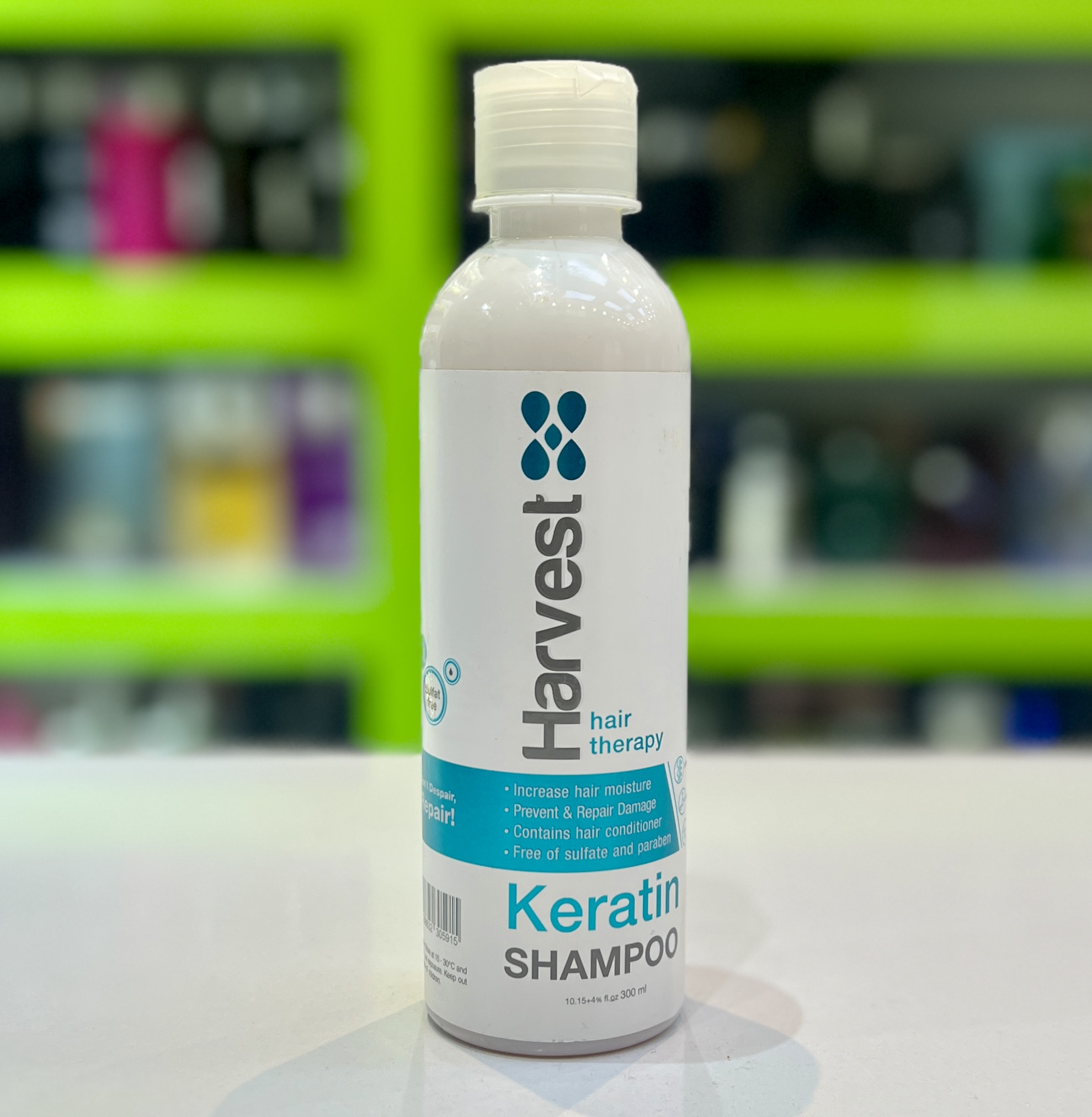 شامپو تقویت کننده و ترمیم کننده مو هاروست مدل Keratin