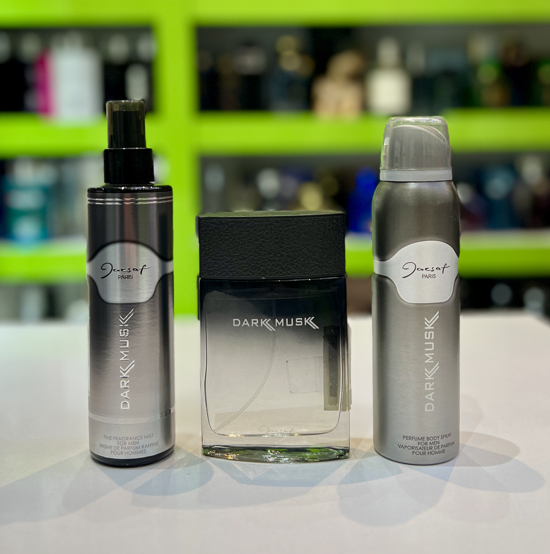 پک سه عددی ادکلن،اسپری و بادی اسپلش DARK MASK