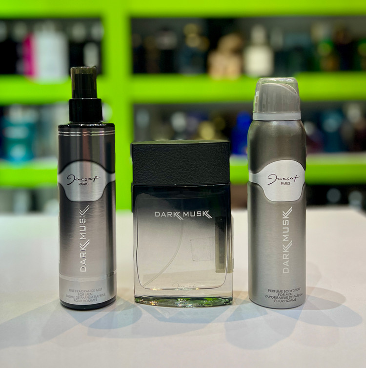 پک سه عددی ادکلن،اسپری و بادی اسپلش DARK MASK