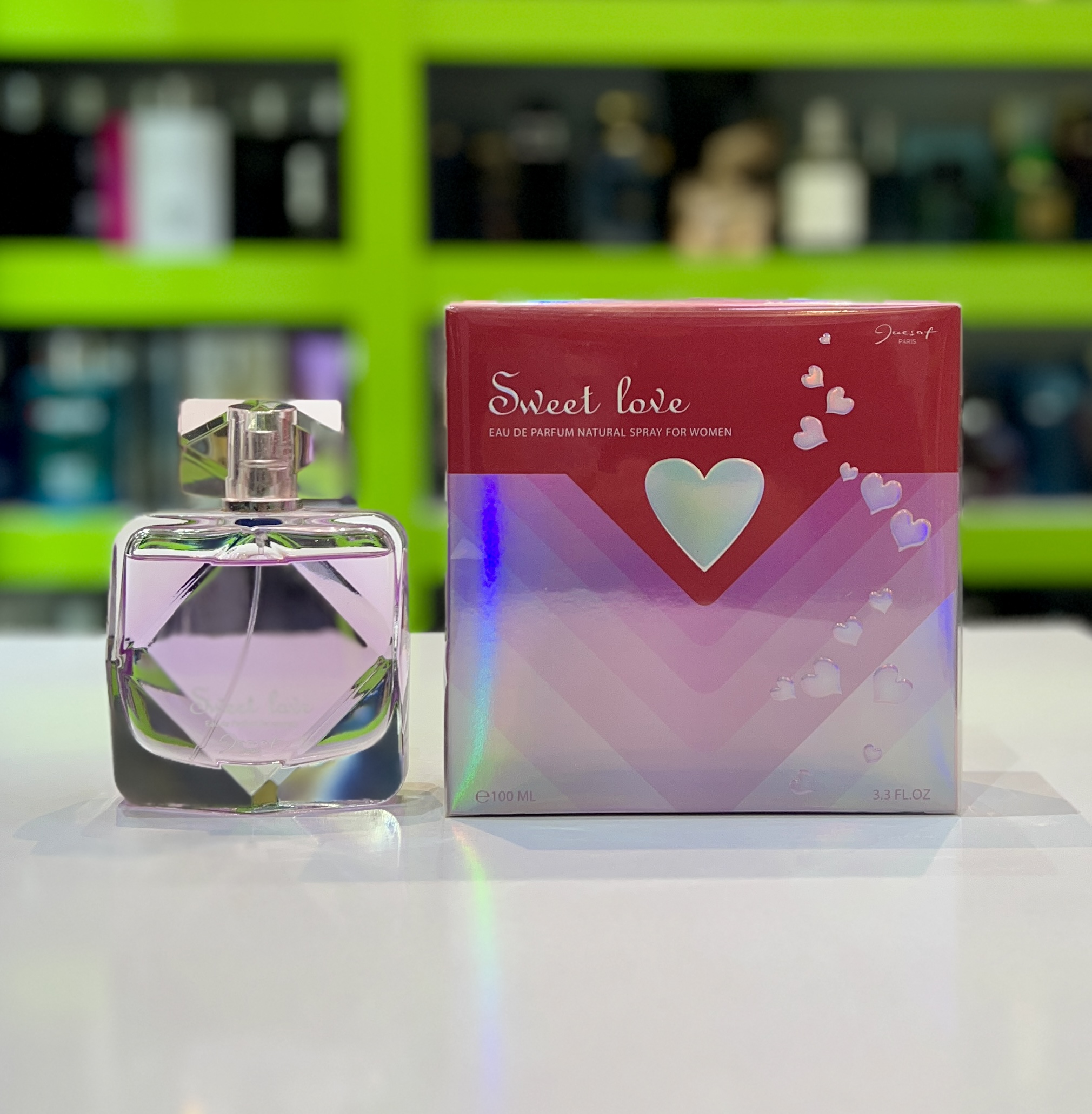 پک سه عددی ادکلن،اسپری و بادی اسپلش SWEET LOVE